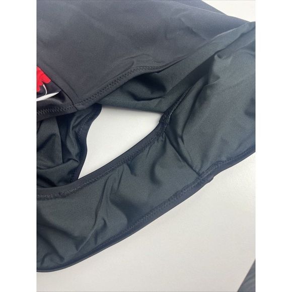 Cupshe Floral Twist Front Wrap‎ Bikini Bottoms Black NWT SIZE 3XL - Picture 8 of 8